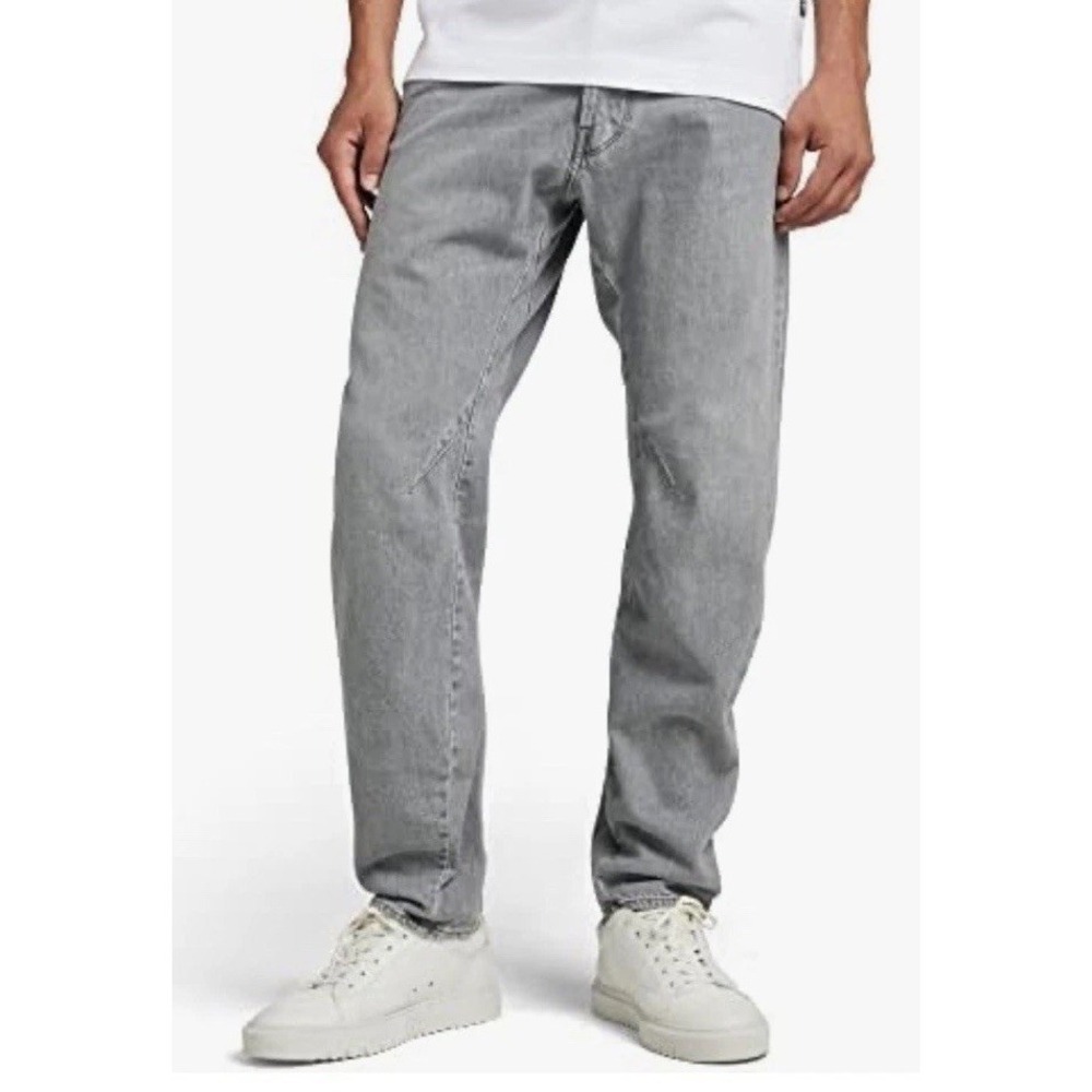 G-STAR RAW ARC 3D‎ Men's Jeans Gris Faded Grey Limestone Button Fly W36 L30